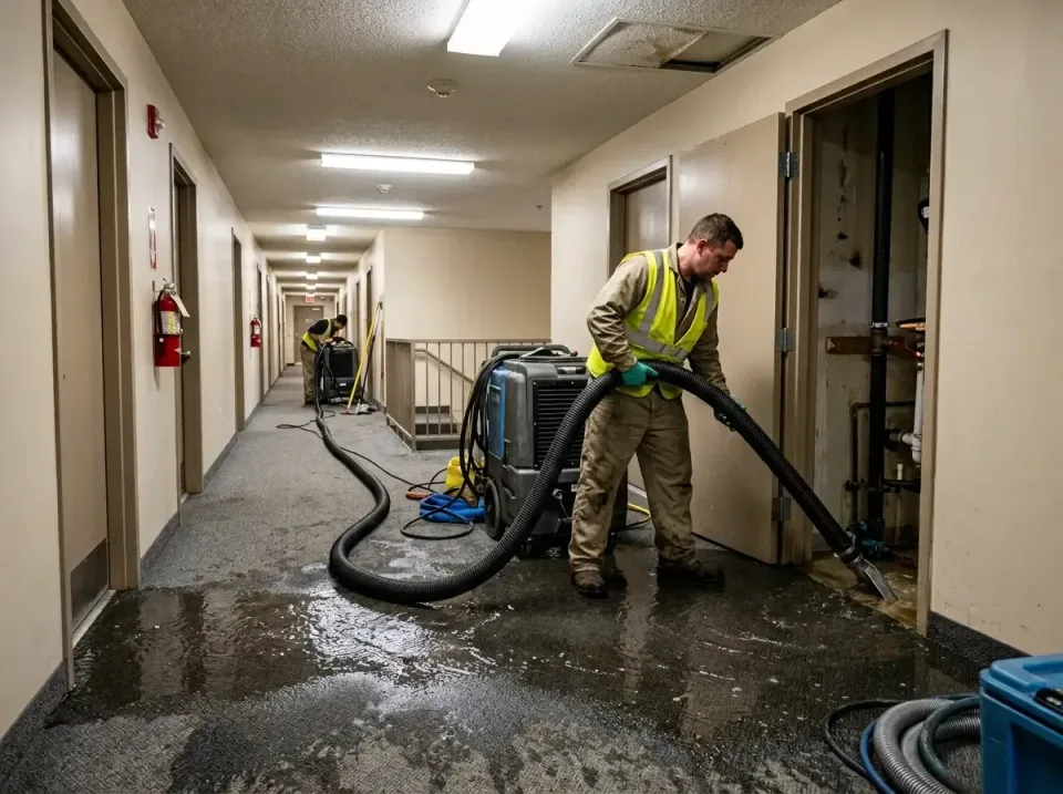 multi-unit-apartment-hallway-f-005 — frequently asked questions, Emergency Burst Pipe Water Extraction & Removal in Mount Vi…